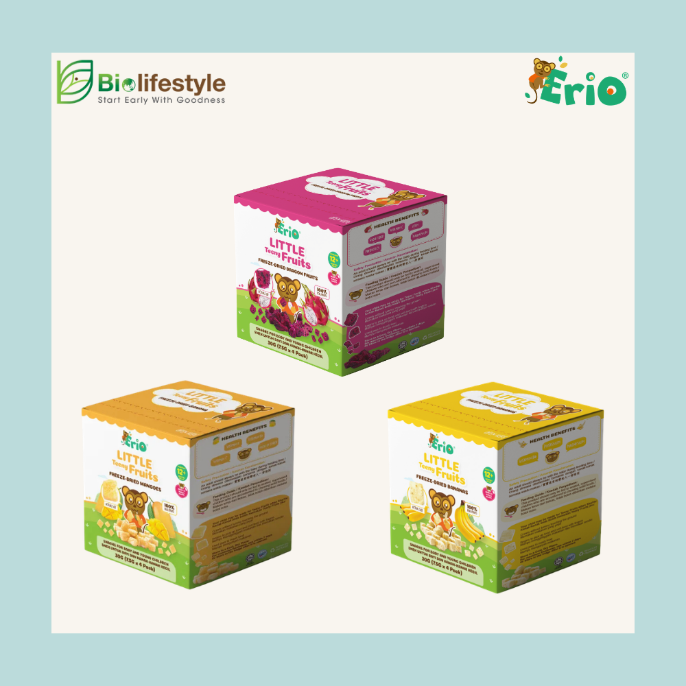 Erio Little Teeny Fruits Freeze - Dried Fruit (30g/4 Sachets x 7.5g)