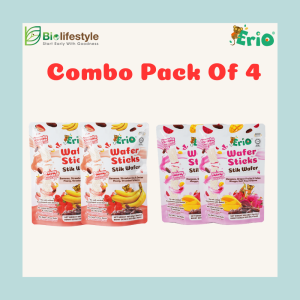 (Combo Pack Of 4) Erio Wafer Sticks 8g X 5's (40gm x 4)