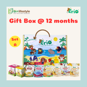 Erio Sea Baby Gift Box Snacks For 12 Months+ Little Teeny Fruit, Freezy Yogi & Smoothie Drops