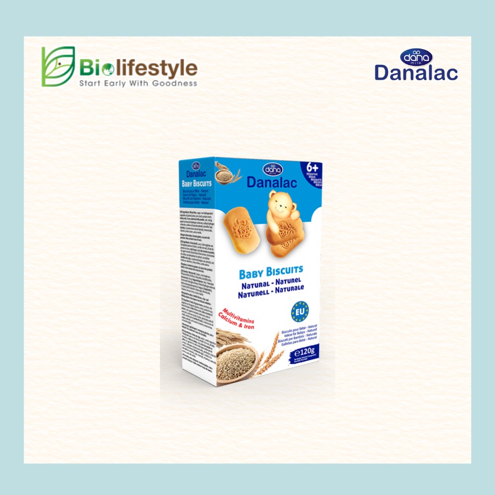 (Combo Pack Of 3) Danalac Baby Biscuits (120g) - Image 4