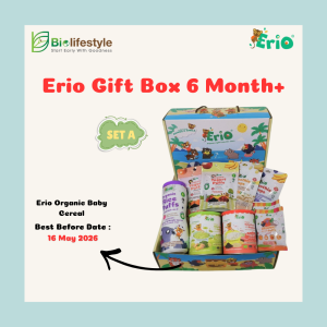 Erio Sea Baby Gift Box For 6 Months+ Baby Cereal, Rice Puffs & Smoothie Drops
