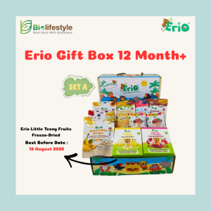 Erio Sea Baby Gift Box Snacks For 12 Months+ Little Teeny Fruit, Freezy Yogi & Smoothie Drops