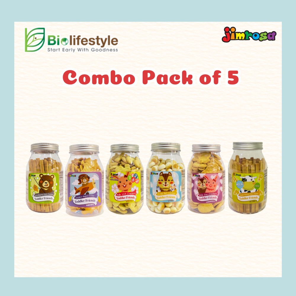 (Combo Pack Of 5) Toddler Friends Crackers (140g x 5)