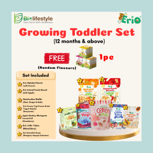 Growing Toddler Set - 12 Months and Above (Free 1 Pc Erio Little Teeny Fruits)