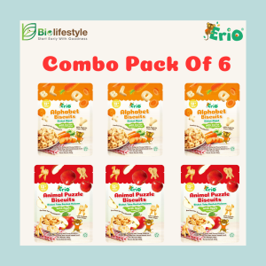 (Combo Pack Of 6) Erio Biscuits (100g x 6pcs)
