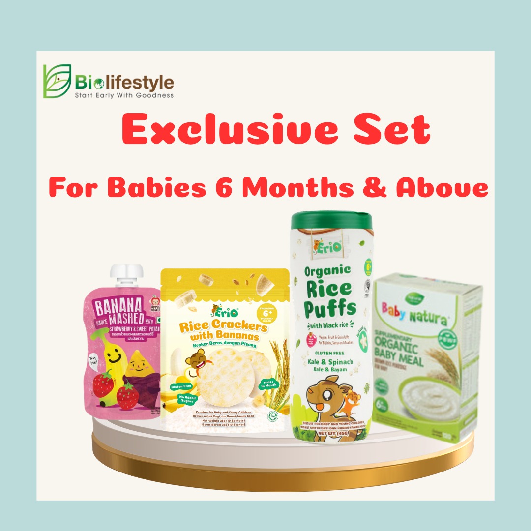 *Exclusive Set* for Babies 6 Months and Above (Free 1 Pc Erio Little Teeny Fruits) - Image 3